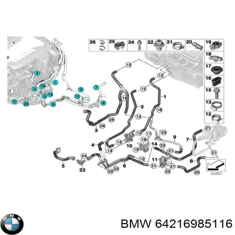 64216985116 BMW