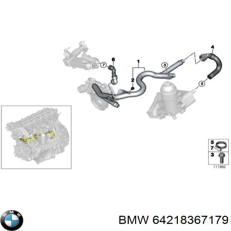 Abrazadera metálica universal BMW 64218367179 precio, desde 1,51 EUR