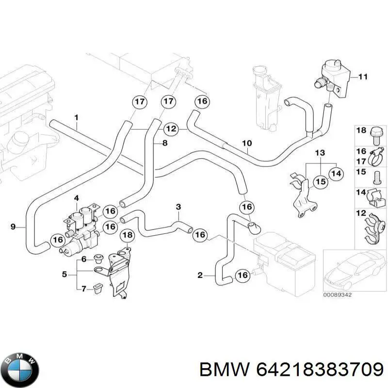  BMW 64218383709 precio, desde 44,77 EUR