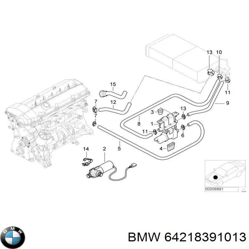 Comprar 64218391013 BMW 