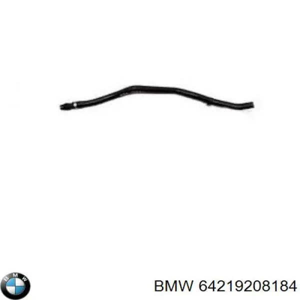 64219208184 BMW tubería de radiador, retorno