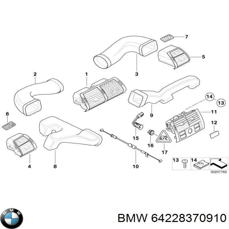 Rejilla De Ventilacion para BMW X5 (E53)