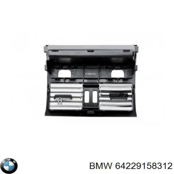 Rejilla de ventilación de salpicadero 64229158312 BMW