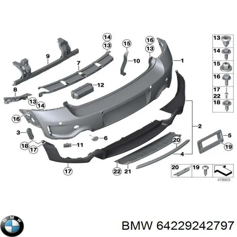  BMW 64229242797 precio, desde 26,40 EUR