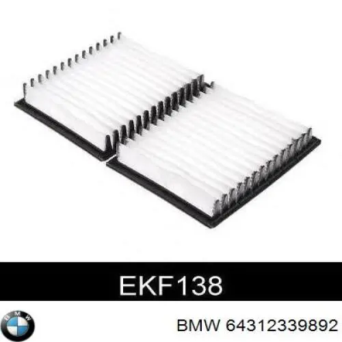 64312339892 BMW filtro de habitáculo