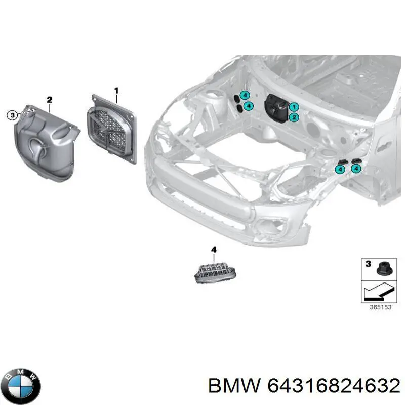 64316824632 BMW