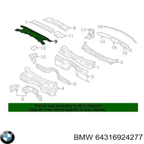 64316924277 BMW