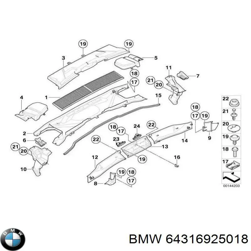 Comprar 64316925018 BMW 