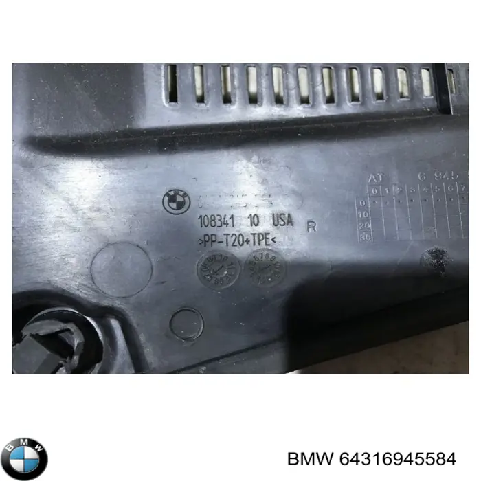 Canaleta del parabrisas BMW 64316945584 precio, desde 106,39 EUR
