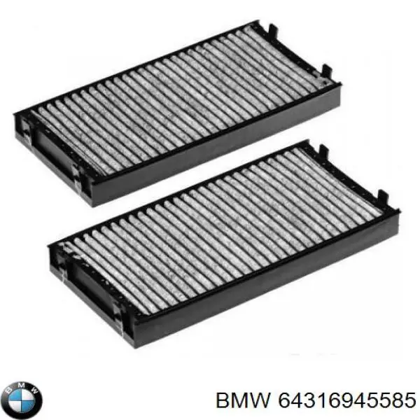 64316945585 BMW filtro habitáculo