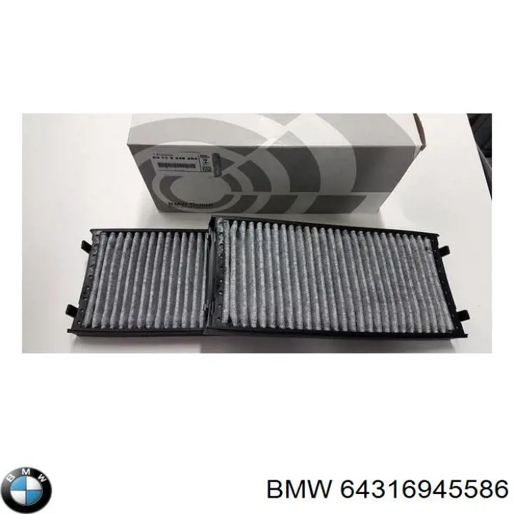 Filtro de cabina BMW 64316945586 precio, desde 26,26 EUR