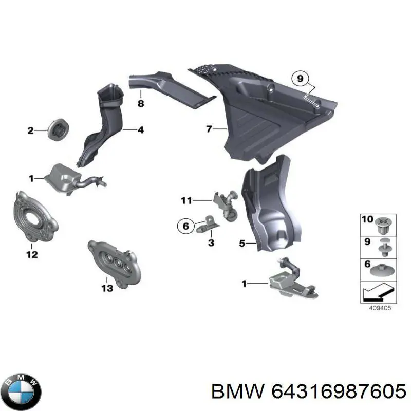 64316987605 BMW