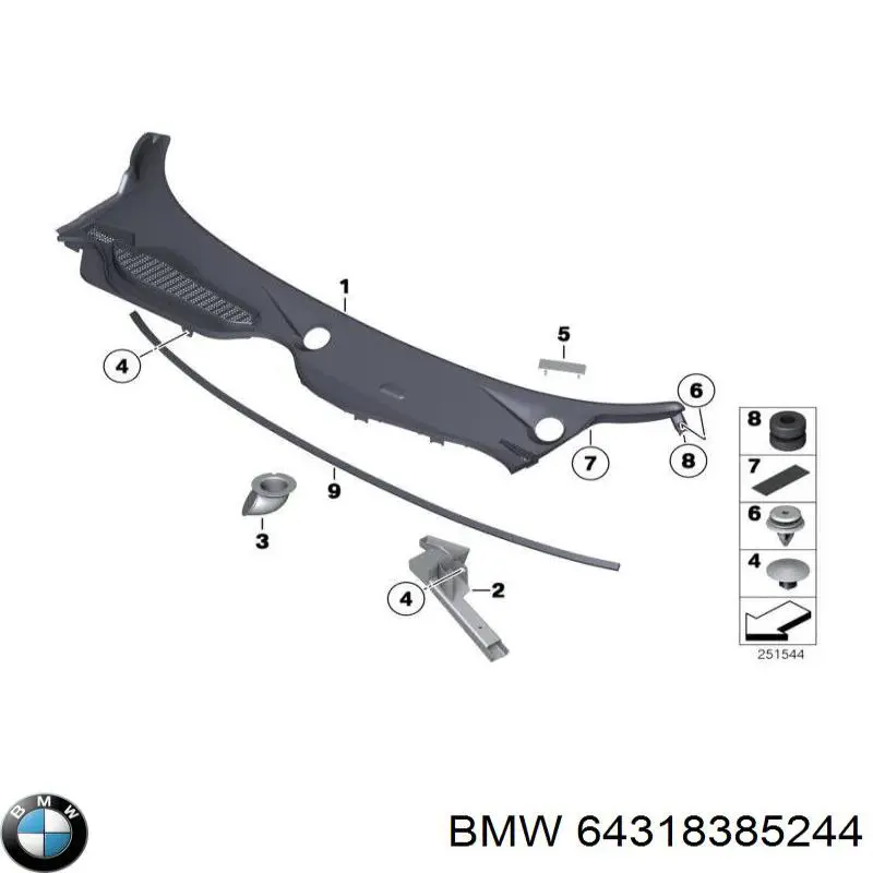 64318385244 BMW