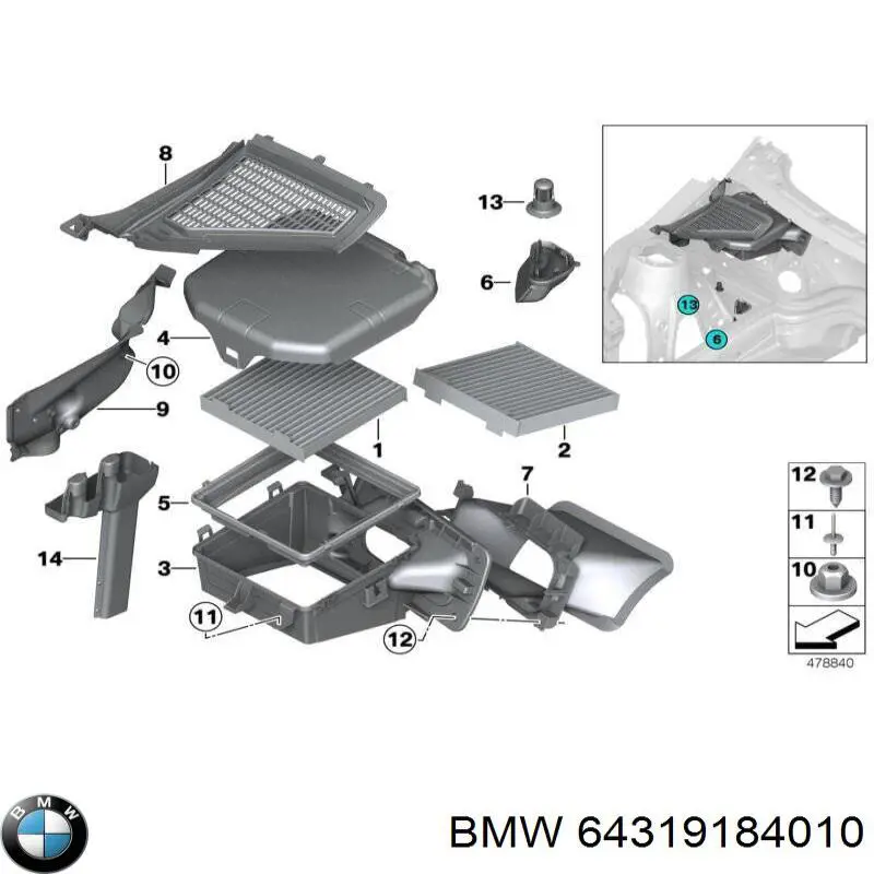 Comprar 64319184010 BMW 
