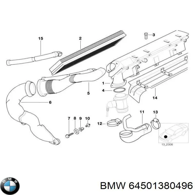 64501380496 BMW 