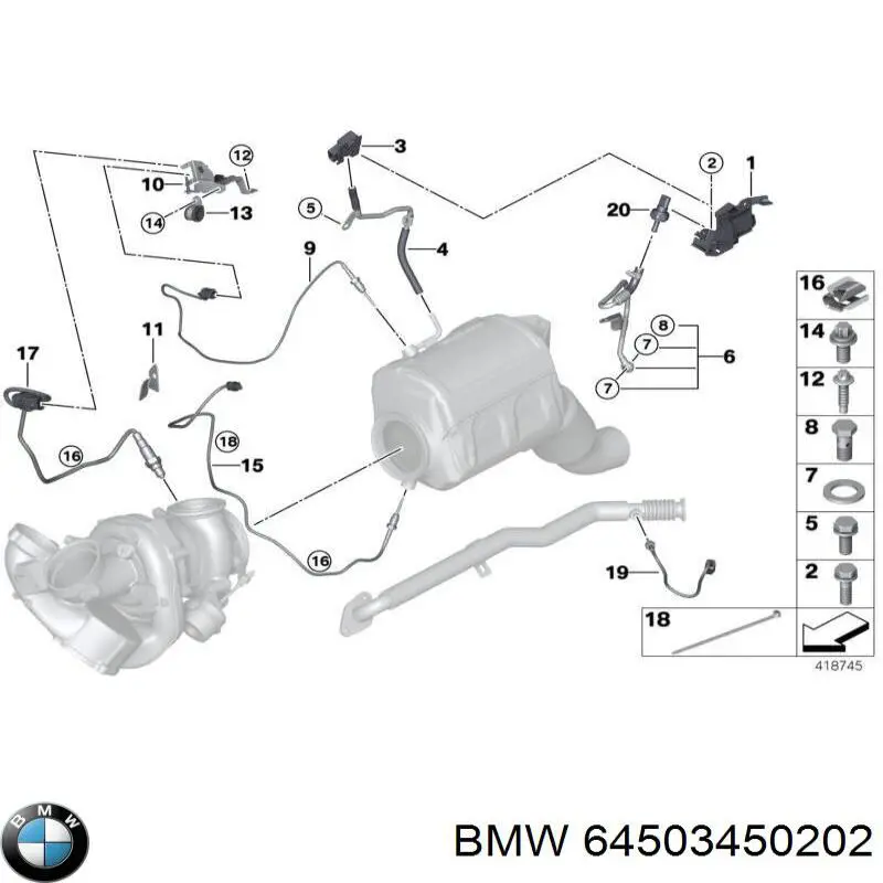 64503450202 BMW