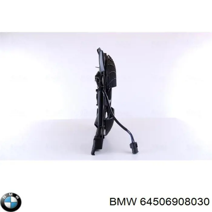 Difusor del radiador del aire acondicionado con ventilador y motor 64506908030 BMW