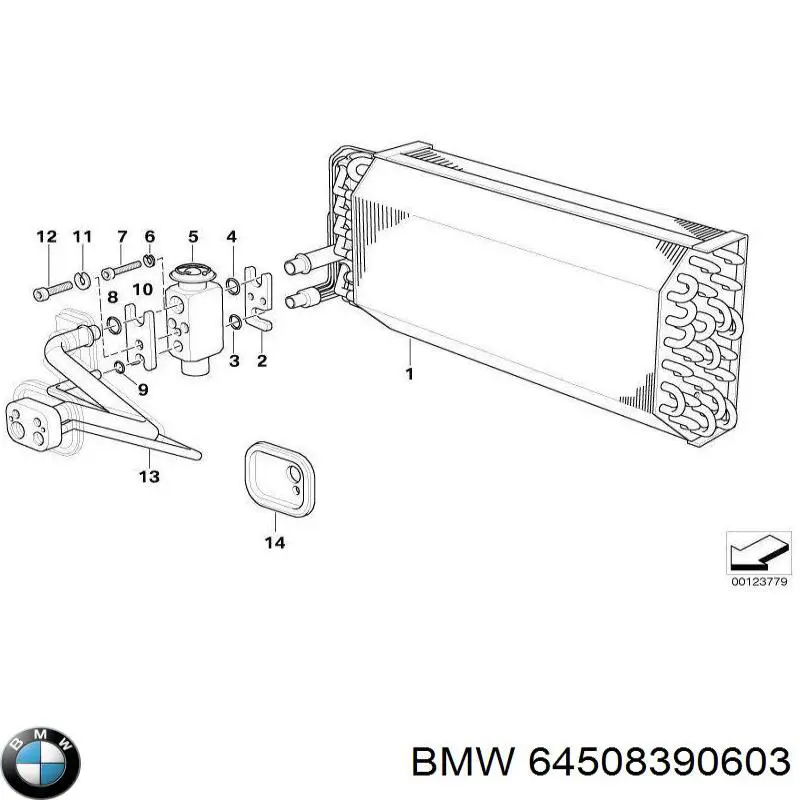 Comprar 64508390603 BMW Anillo de sellado de tubería de aire acondicionado