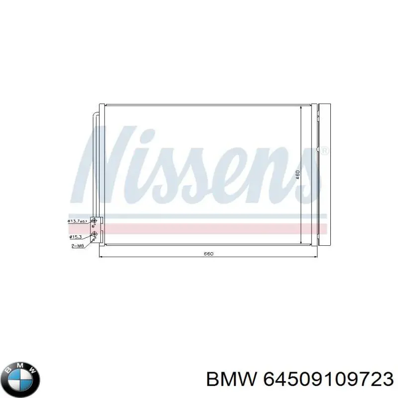 Aire acondicionado capacitor BMW 64509109723 precio, desde 98,20 EUR