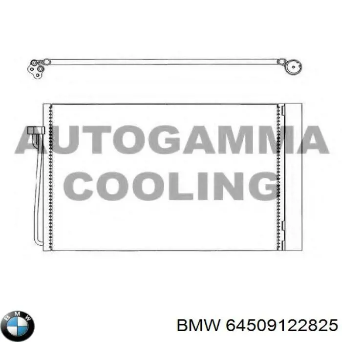 Comprar 64509122825 BMW Condensador de aire acondicionado