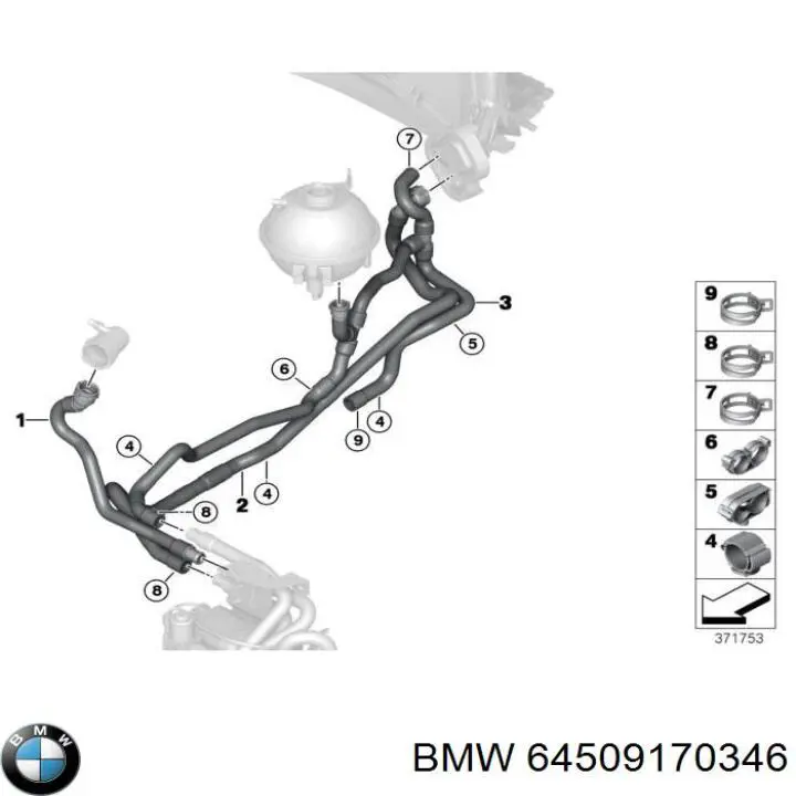 Comprar 64509170346 BMW 