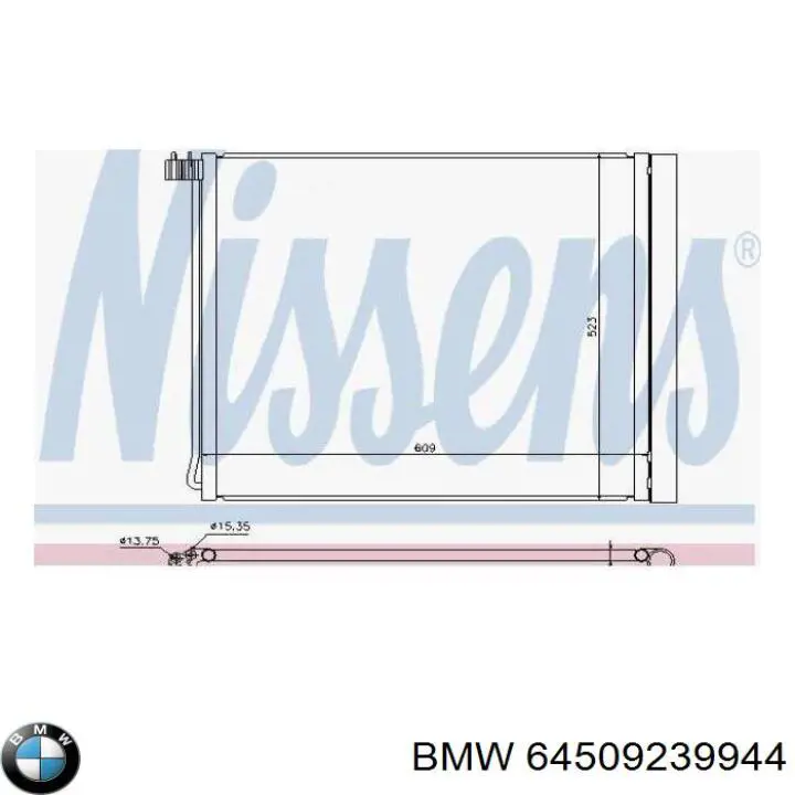 Comprar 64509239944 BMW Condensador de aire acondicionado
