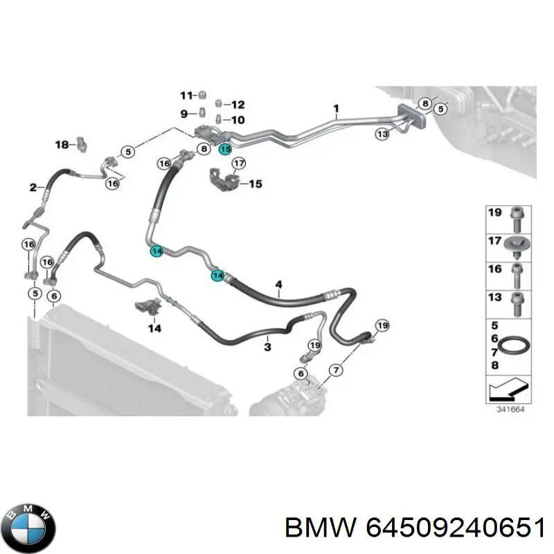  BMW 64509240651 precio, desde 14,35 EUR
