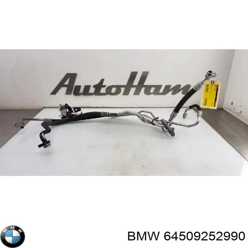 64509252990 BMW tubería de alta presión, aire acondicionado, de compresor aire acondicionado a condensador