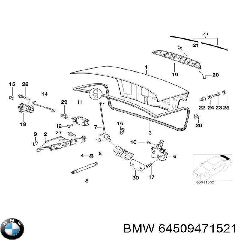 Comprar 64509471521 BMW Condensador de aire acondicionado