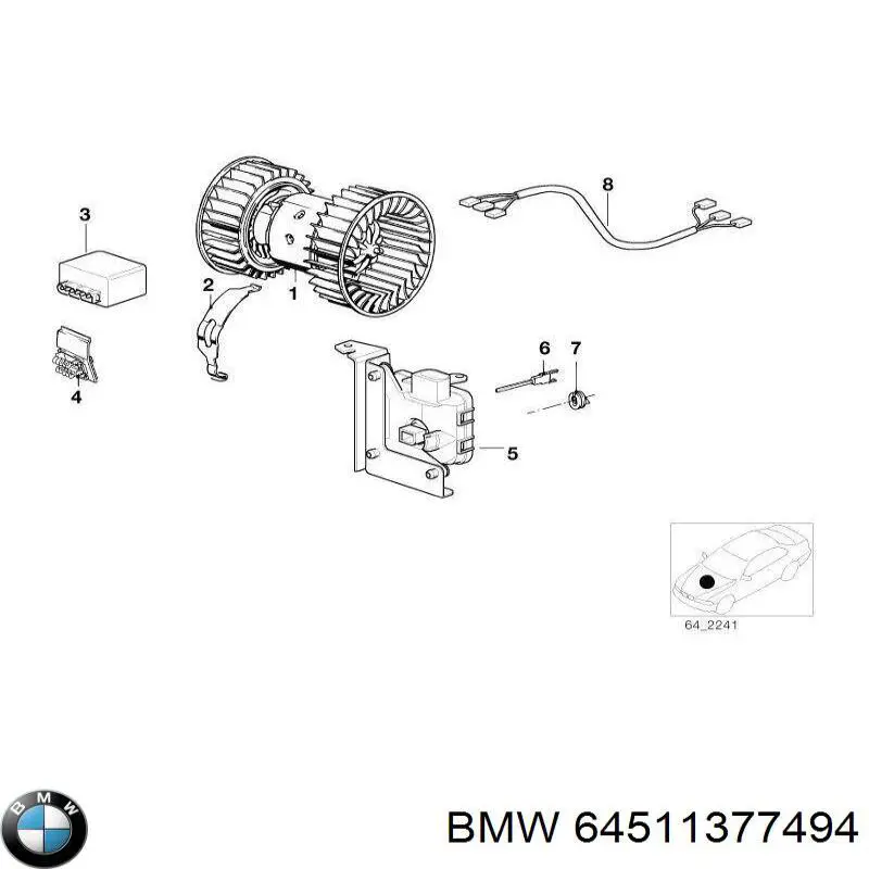 Comprar 64511377494 BMW 