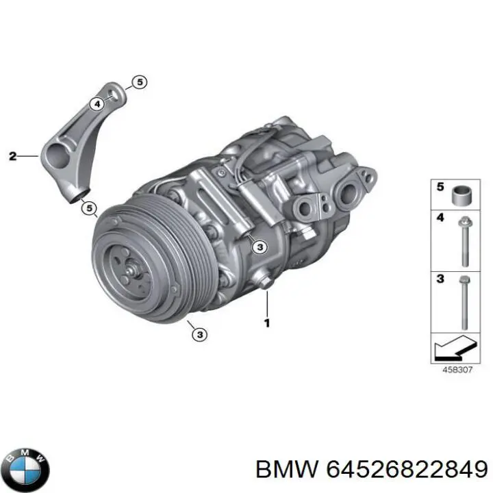 Compresor climatizador para BMW X6 (G06, F96)