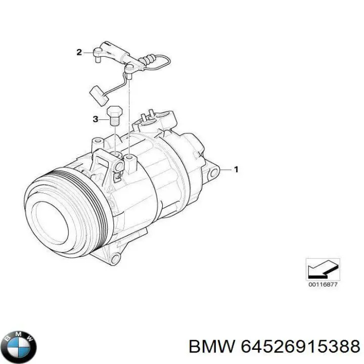 Comprar 4472208029 BMW Compresor de aire acondicionado coche