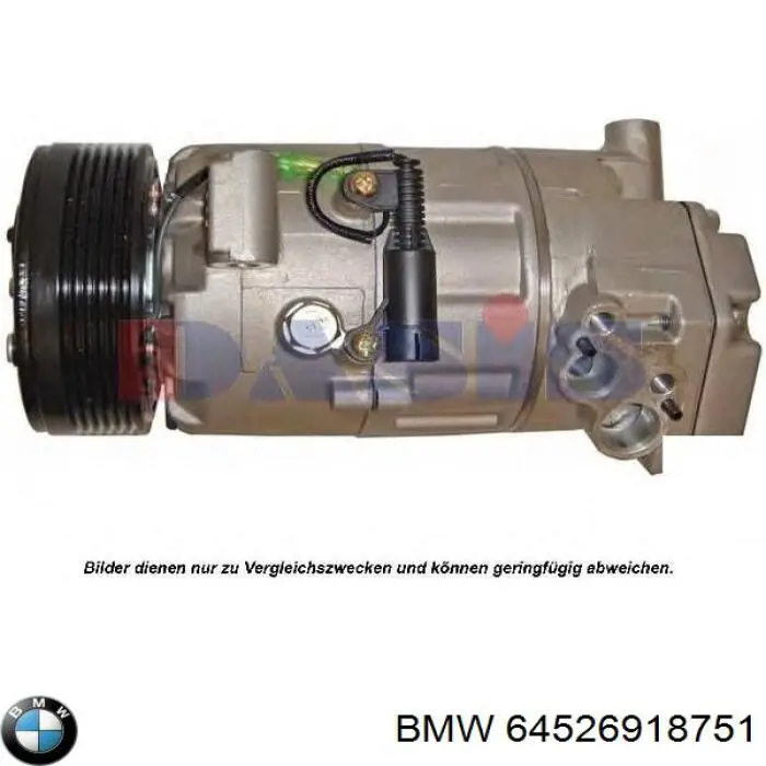 64526918751 BMW compresor de aire acondicionado