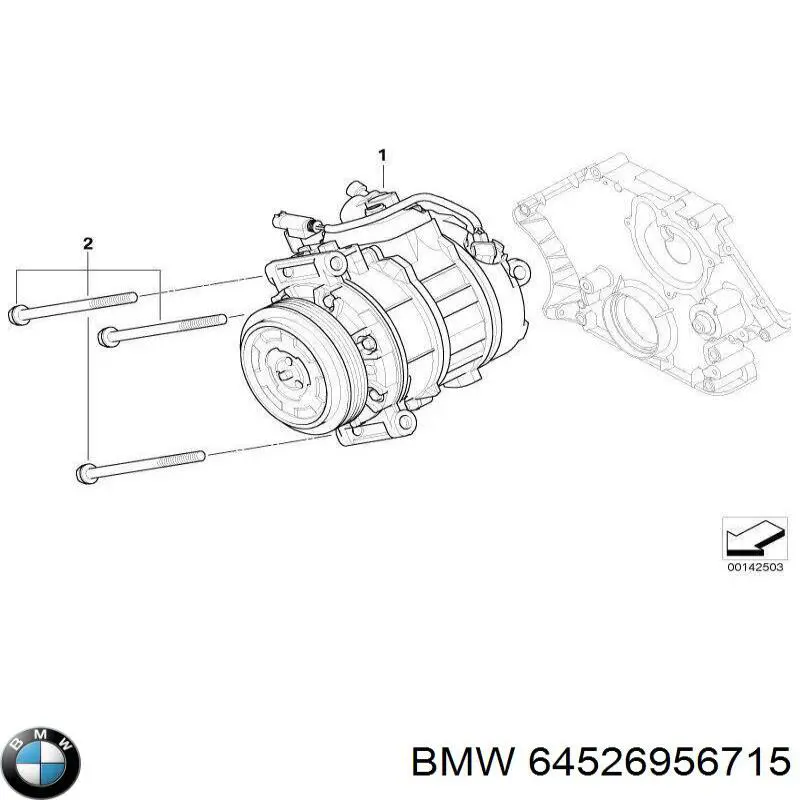 Compresor ac BMW 64526956715 precio, desde 311,90 EUR