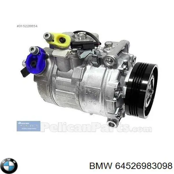 Comprar 64526983098 BMW Compresor de aire acondicionado coche
