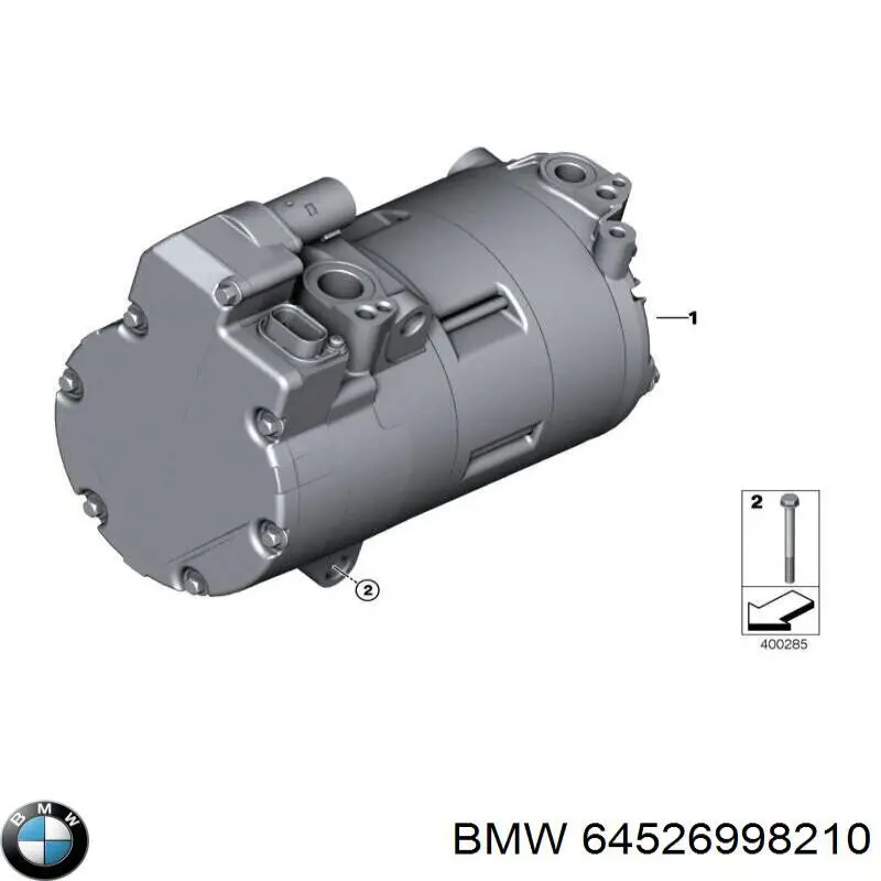 Compresor de aire acondicionado 8FK351342061 HELLA