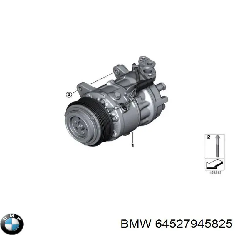 64527945825 BMW compresor de aire acondicionado