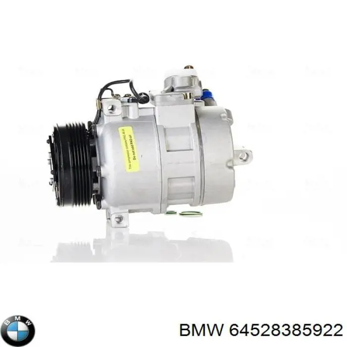 Compresor de aire acondicionado 64528385922 BMW