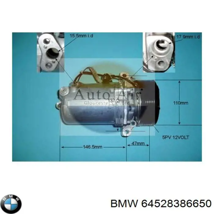 Comprar 64528386650 BMW Compresor de aire acondicionado coche