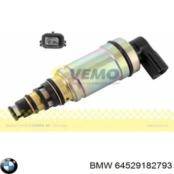 Compresor de aire acondicionado 64529182793 BMW