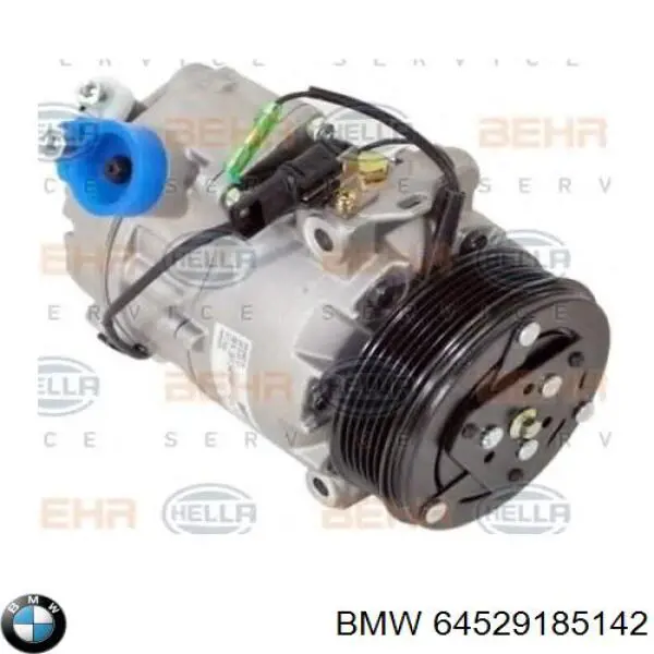 Compresor de aire acondicionado 64529185142 BMW