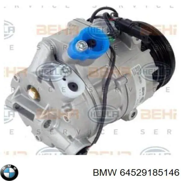 Compresor de aire acondicionado 64529185146 BMW