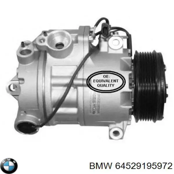 Compresor de aire acondicionado 64529195972 BMW