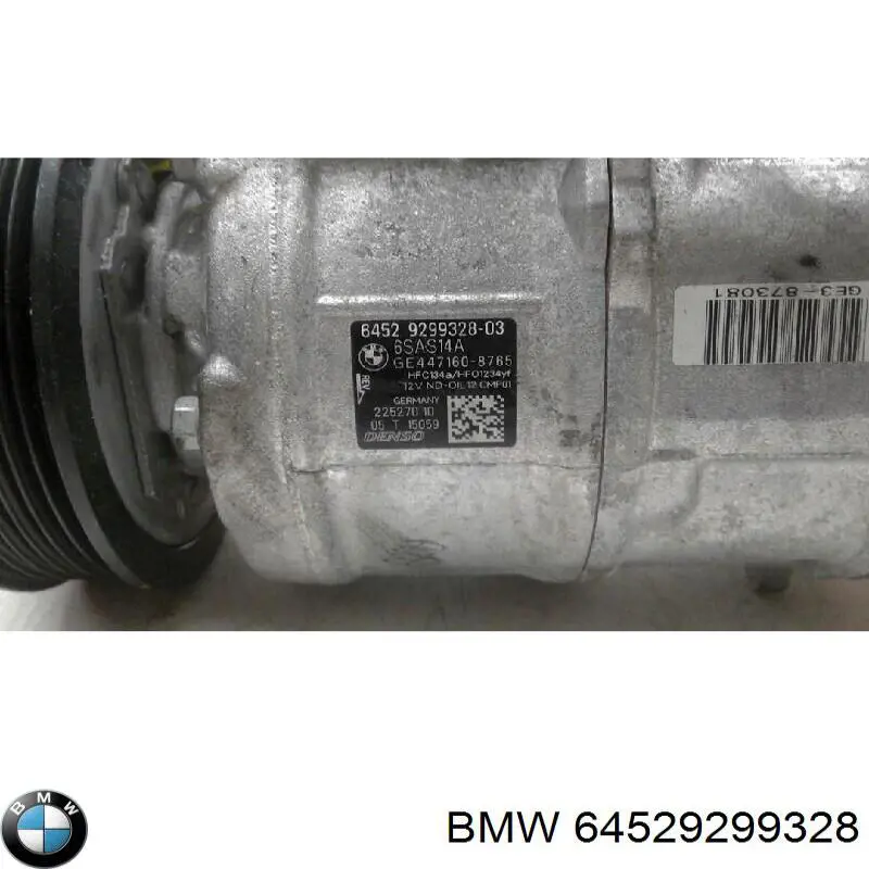 64529299328 BMW compresor de aire acondicionado