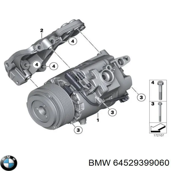 Comprar 64529399060 BMW Compresor de aire acondicionado coche