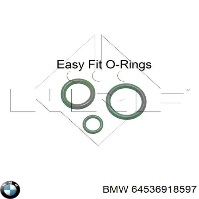 6918597 BMW Radiador de aire acondicionado