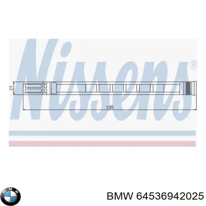 Comprar 64536942025 BMW Filtro secador de aire acondicionado