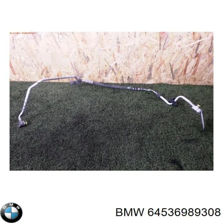 64536989308 BMW tubería de alta presión, aire acondicionado, de compresor aire acondicionado a condensador