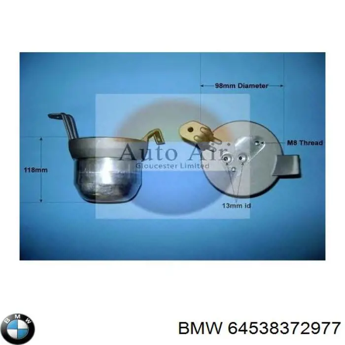 Comprar 64538372977 BMW Filtro secador de aire acondicionado