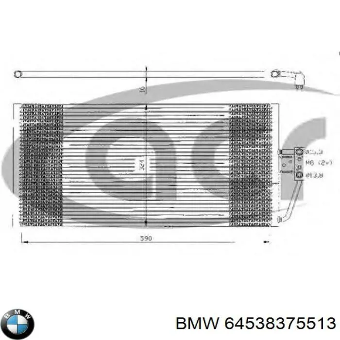 Aire acondicionado capacitor BMW 64538375513 precio, desde 62,30 EUR